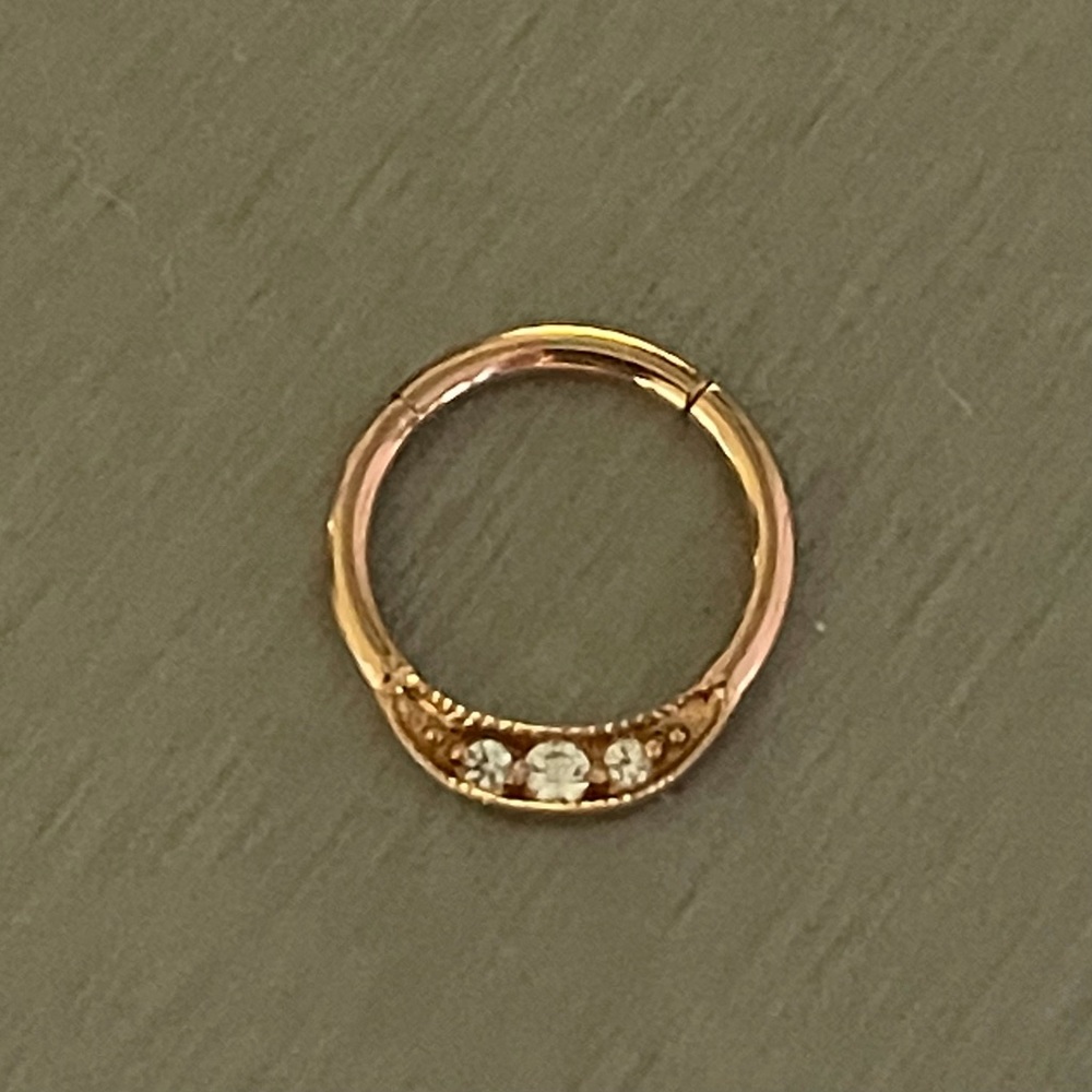 BVLA 14k Rose Gold Clicker Ring